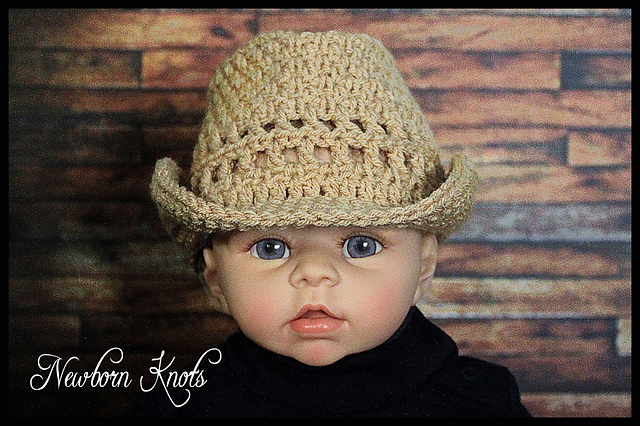 Straw Look Cowboy Hat. #60