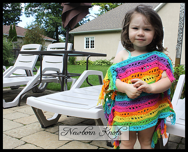 #79 Rainbow River Bathing Suit Cover/Poncho