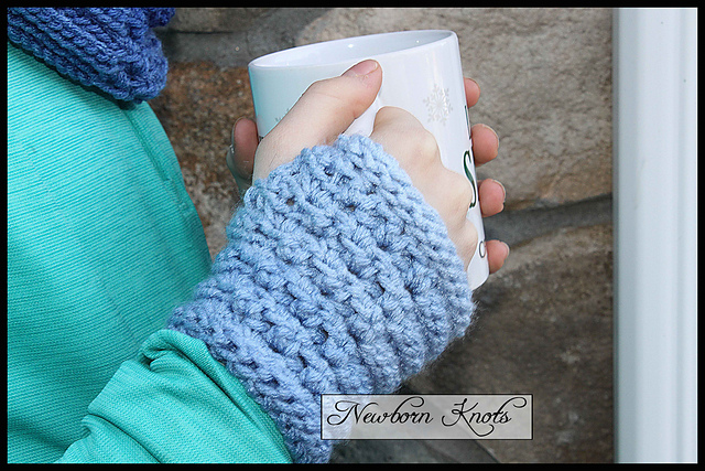 #106 Moon River Fingerless Gloves