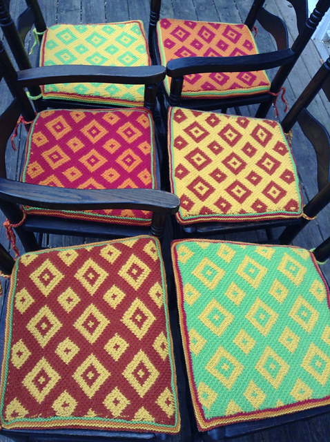 Diamond Chair Cushions