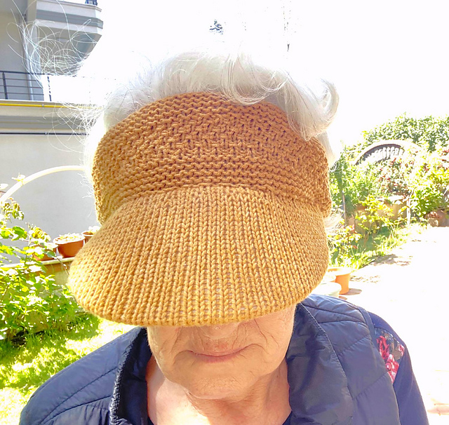 Knitted Visor Headband
