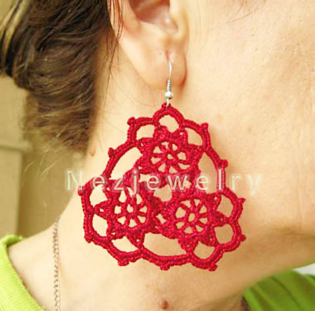 Flowers Motifs Earrings