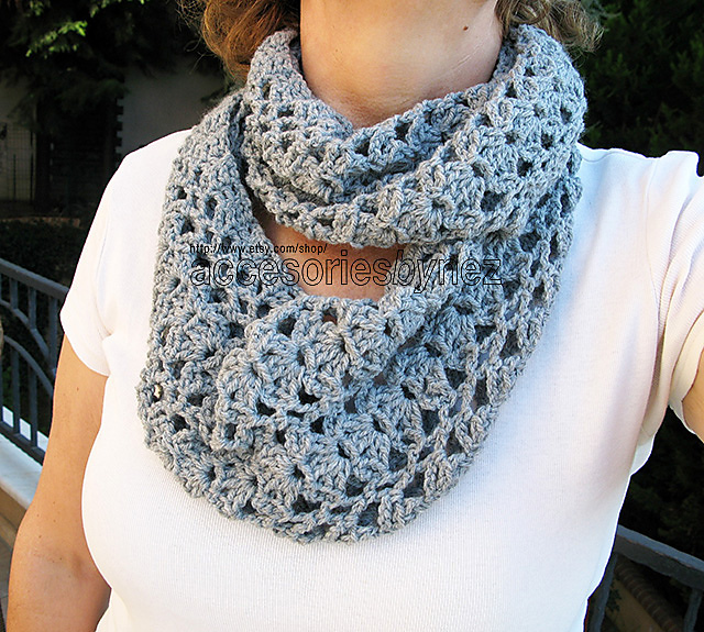 Gray Infinity Scarf