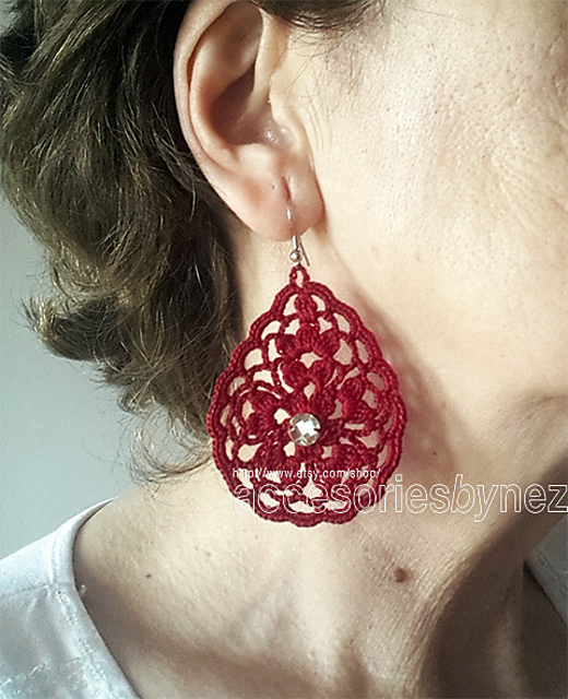 Oval Drop Earrings or Pendant