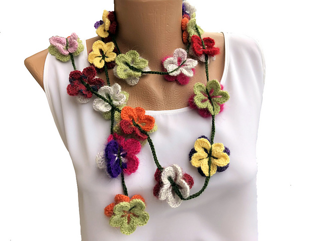 Wrap Scarf, Neck Garland