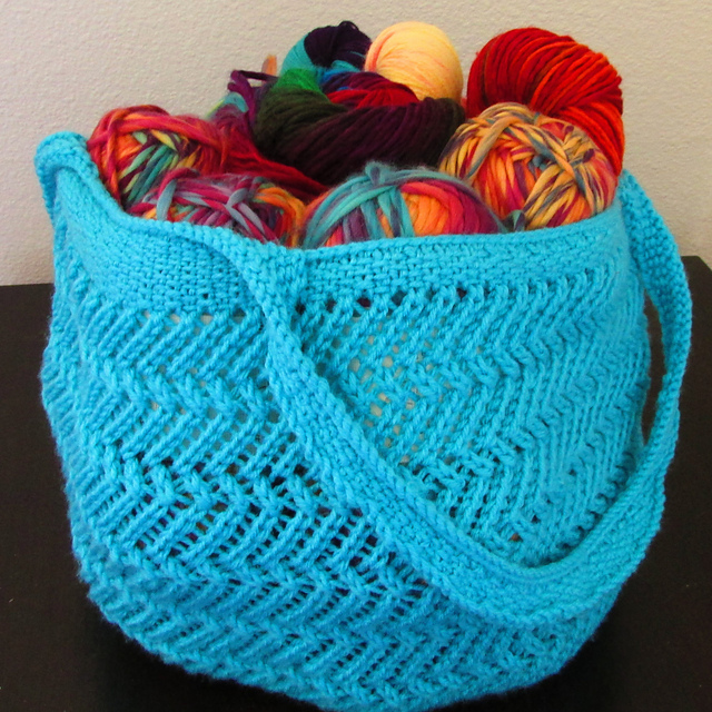 Hexagon ZigZag Market Bag