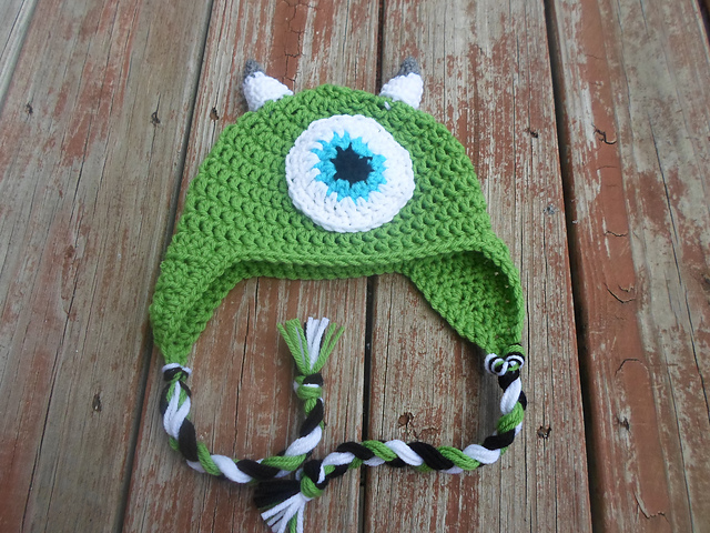 One Eyed Green Monster Hat