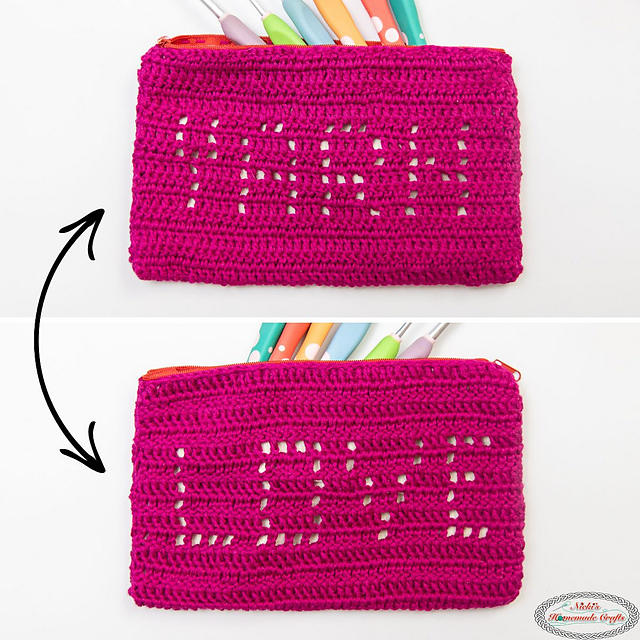 Love Yarn Zipper Pouch
