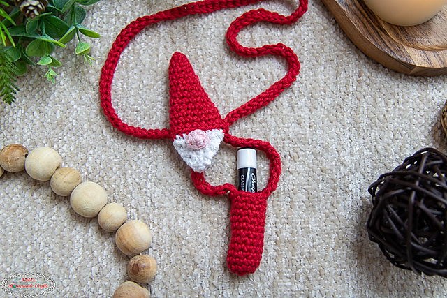 Santa Gnome Lip Balm Holder