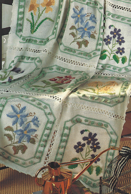 Botanical Sampler Afghan