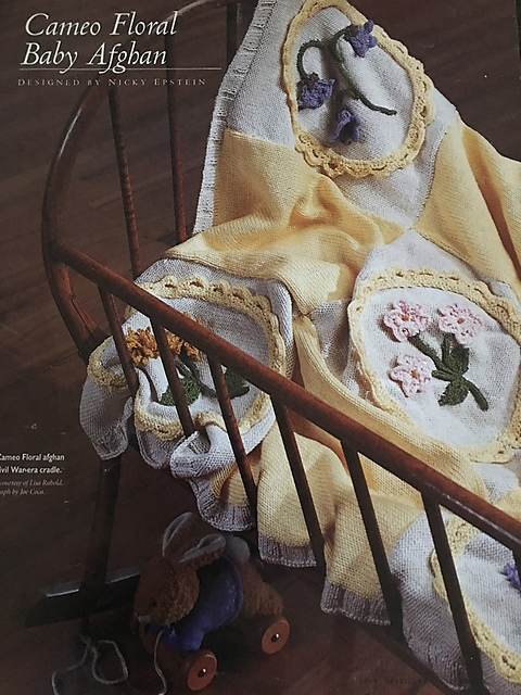 Cameo Floral Baby Afghan