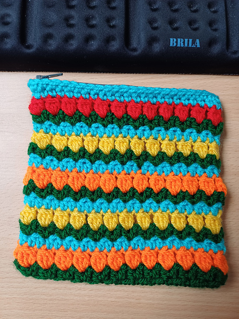 Flower Zip Purse