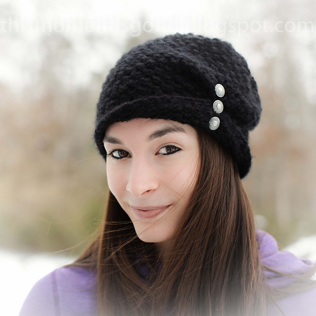 Ladies Folded Brim Hat