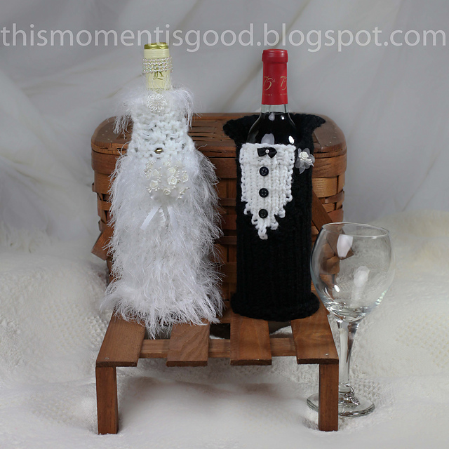 Wedding Wine Bottle Cozy