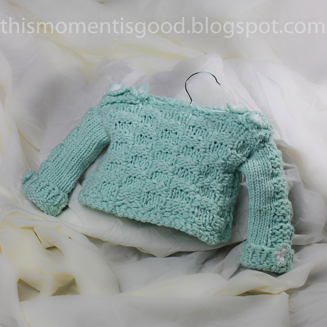 Checker Baby Sweater