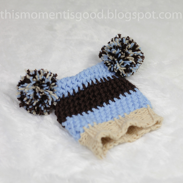 Double Pom-Pom Hat