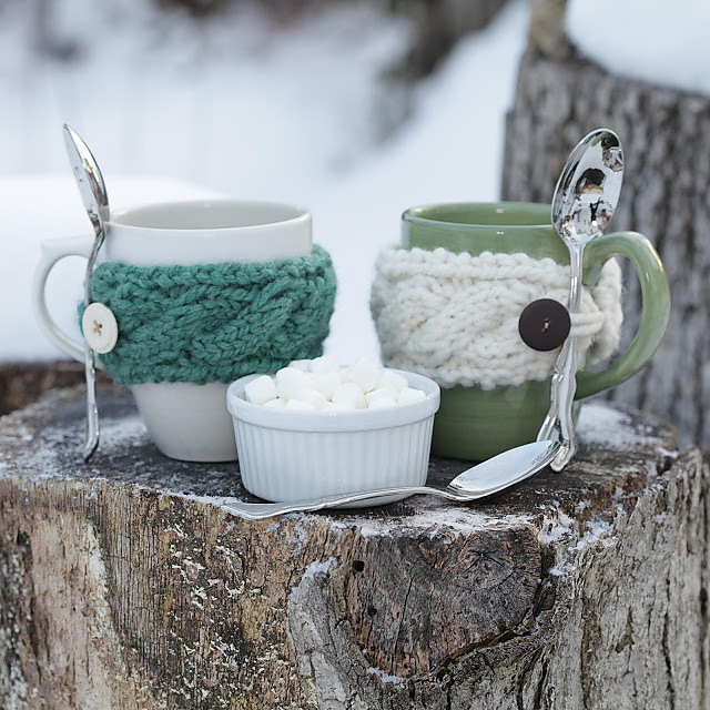 Cable Mug Cozy