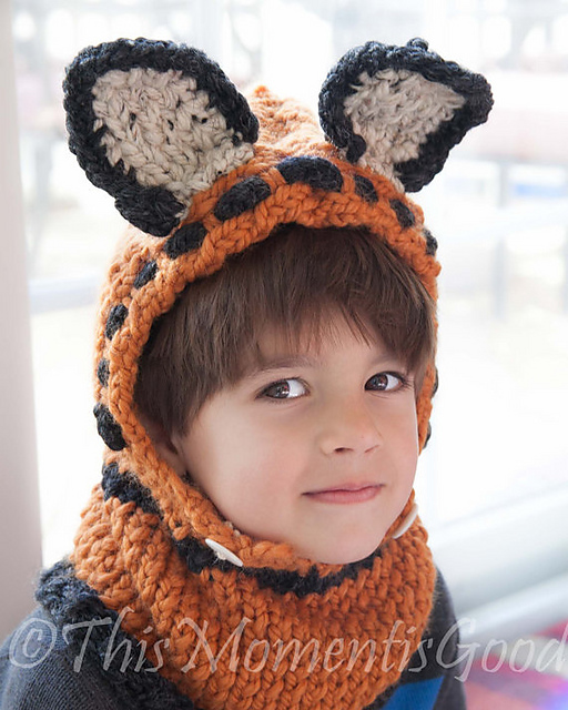 Fox Hood with Cowl