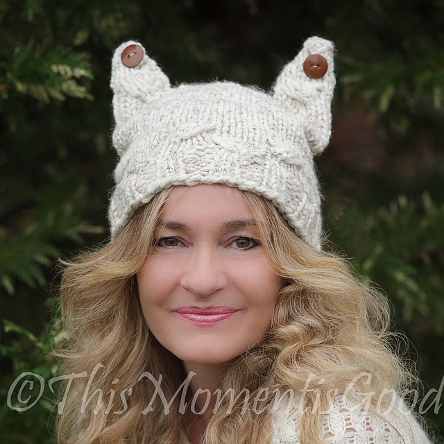 The Cabled Kitty Hat