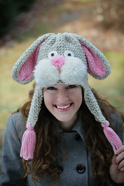 Rabbit Earflap Hat