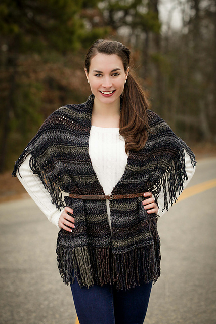 Day to Night Shawl