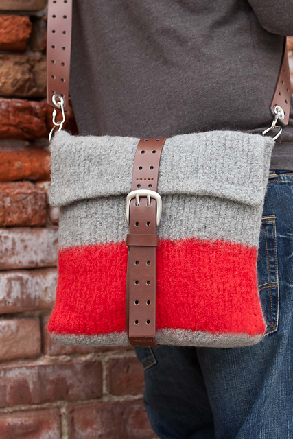 Felted Messenger Bag