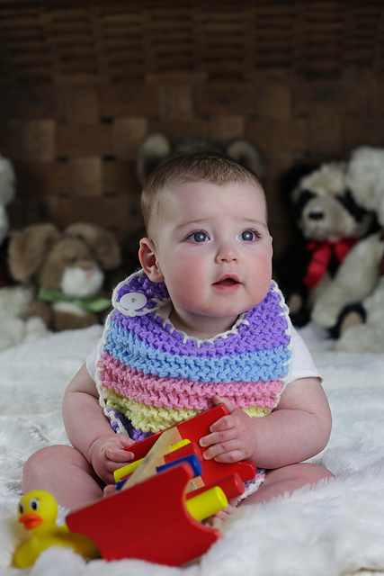 Rainbow Baby Bib
