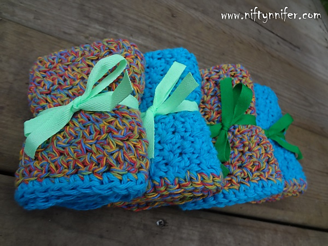Easy Dc, Sc Washcloth