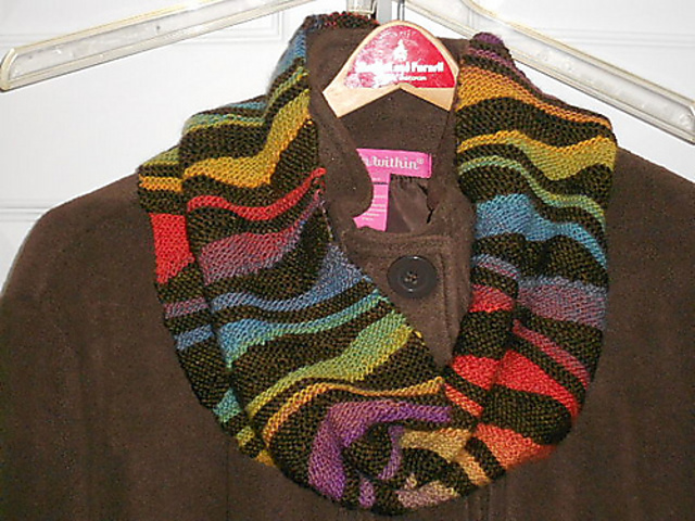 Wavy cowl voor de loom