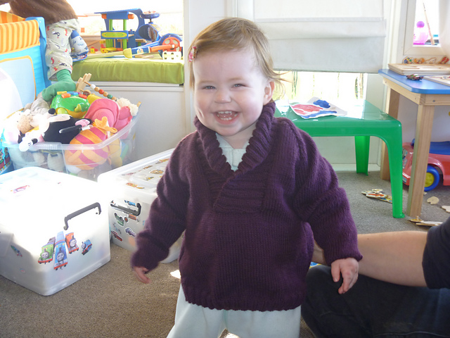 #6. Child's jumper with raglan sleeves and side splits in 3 styles