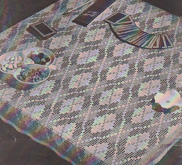 Card Table Cloth No. 7752