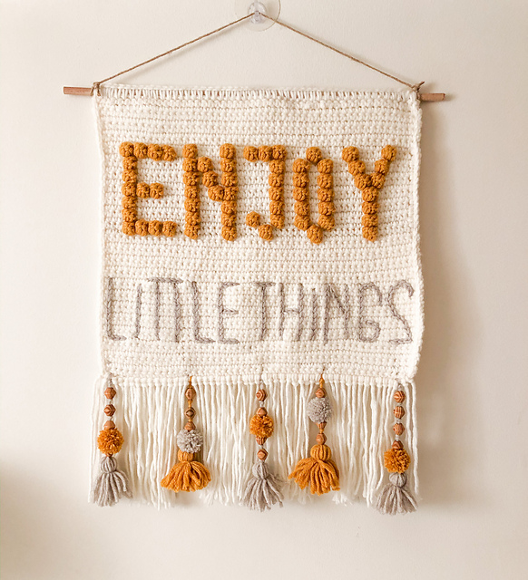 Enjoy! Wall hanging