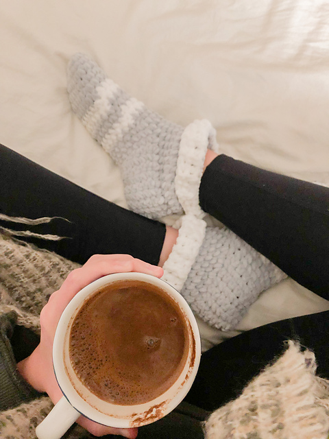 cozy velvet socks
