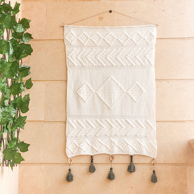 textured wall hanging