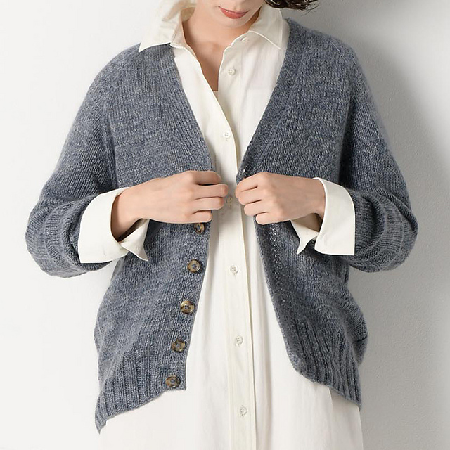 p.88 Useful Raglan Cardigan