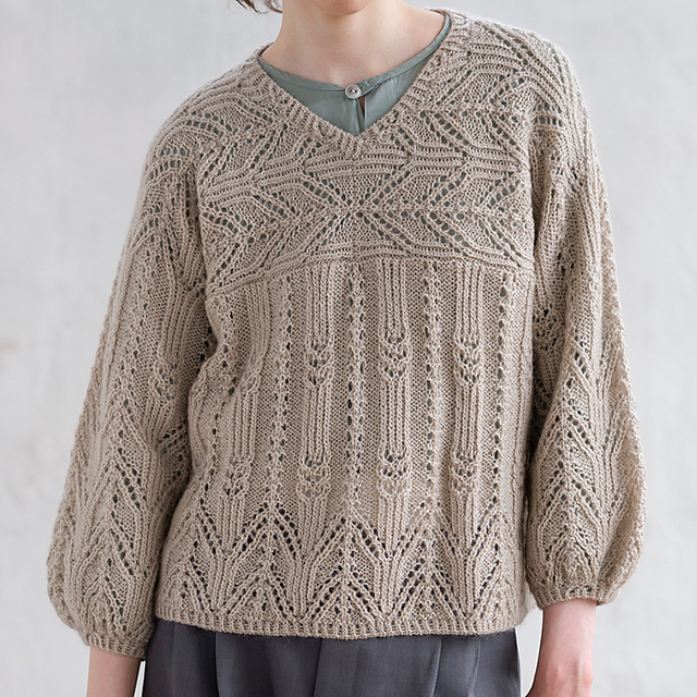 p.96 Sideway Yoke Pullover