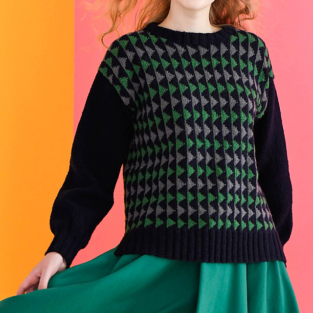 p.10 Triangle Pattern Pullover