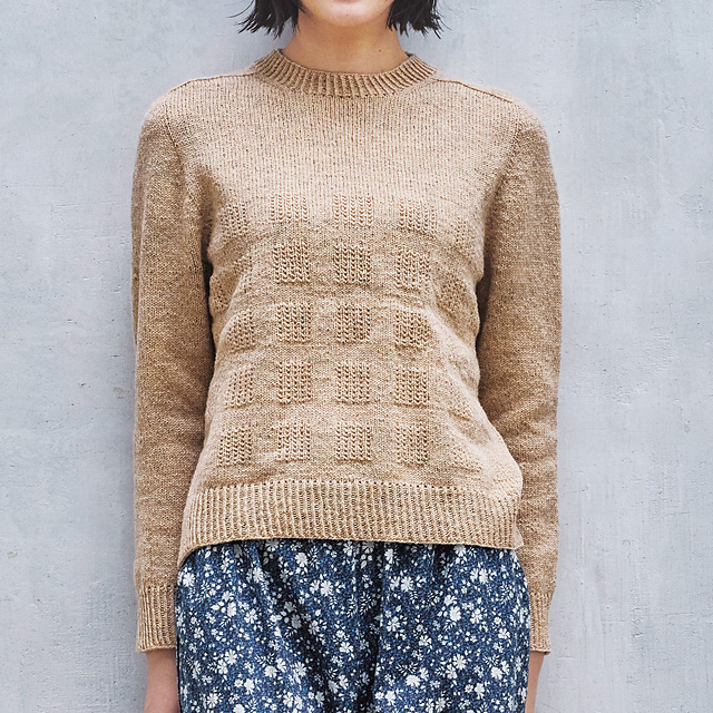 #13 Top-down Epaulette Sweater