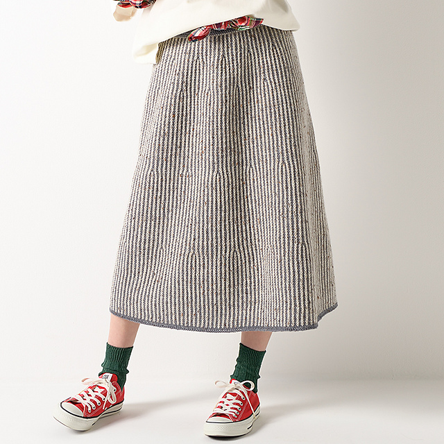 frey フレイ double pocket skirt FREY フレイDOUBLE POCKET SKIRT/Iron gray S