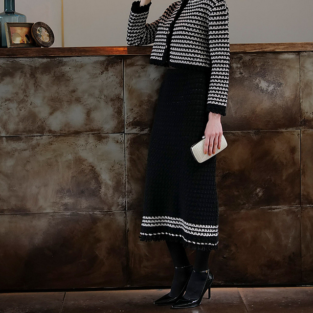 Ravelry: p.40 レディなニット[スカート] pattern by Keiko Okamoto