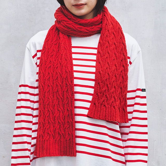 #20 Cable Scarf