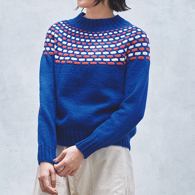 #5 Top Down Yoke Pullover