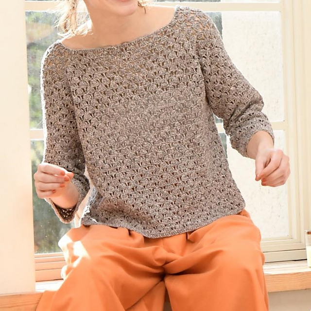 p.14 Raglan Top-down Pullover