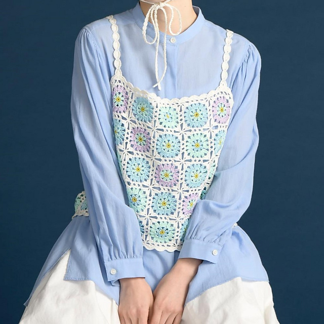 p.42 Blue Motif Camisole