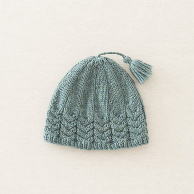 No.18 Cabled Cap 変わりケーブルのキャップ