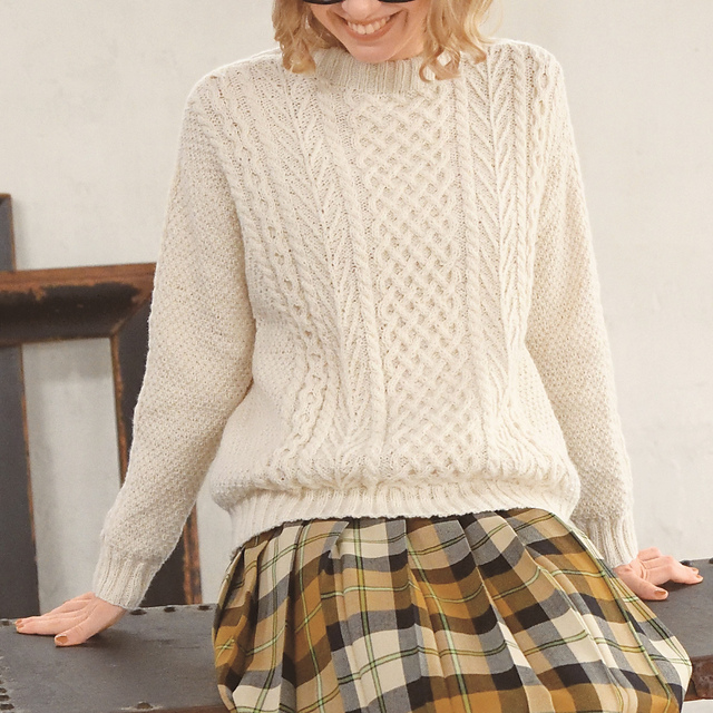 p.10  Aran Sweater