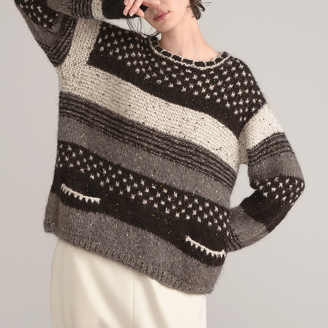 p. 101 Sweater and scarf set