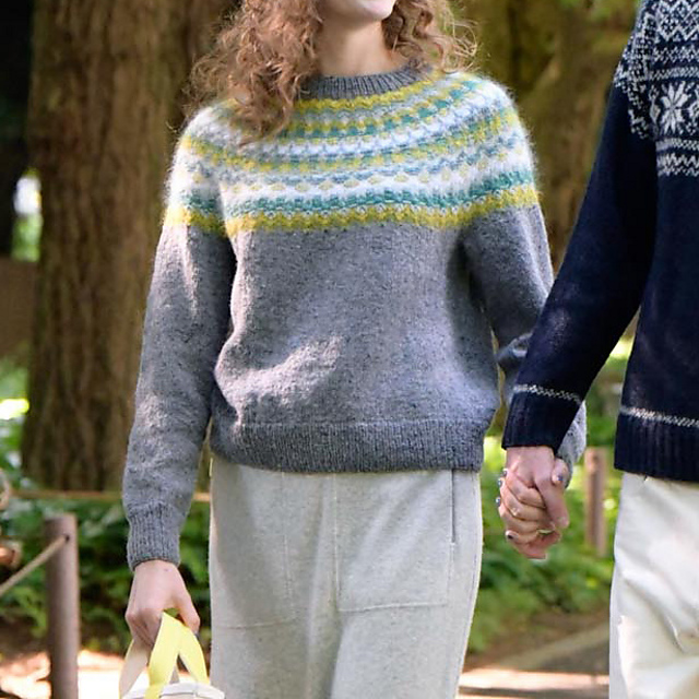 p.18 Nordic Yoke Sweater