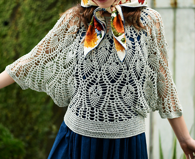 Pineapple Lace Pullover