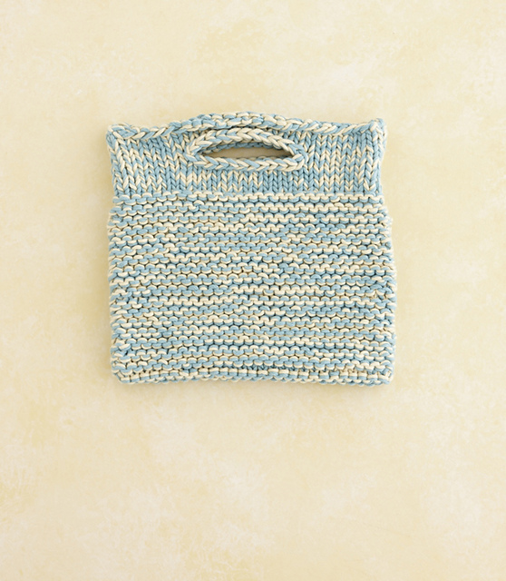 Mint Green Knit Bag